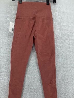 Beyond Yoga Kids High-Rise Leggings in Rust